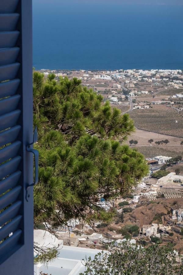 Deltami Santorini Leilighet Pýrgos Eksteriør bilde